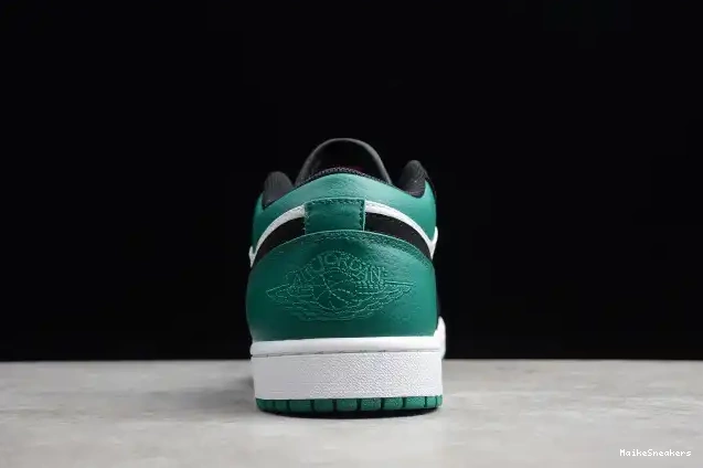 MaikeSneakers 553558-113 White Mystic Low Air 1 Jordan Green Black 0517